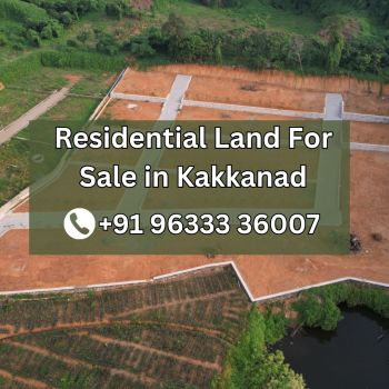 2.4 Acre Residential Land for Sale at Kakanad Budget - 450000 Cent