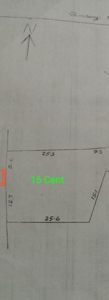 16 Cent Residential Land for Sale at Kannara Budget - 349000 Cent
