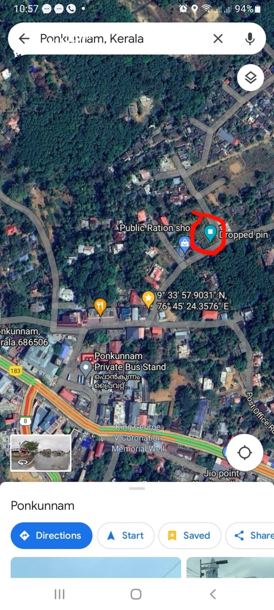 Google Map Location
9°34'00.8